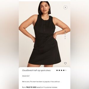 J.Crew CloudStretch half-zip sports dress